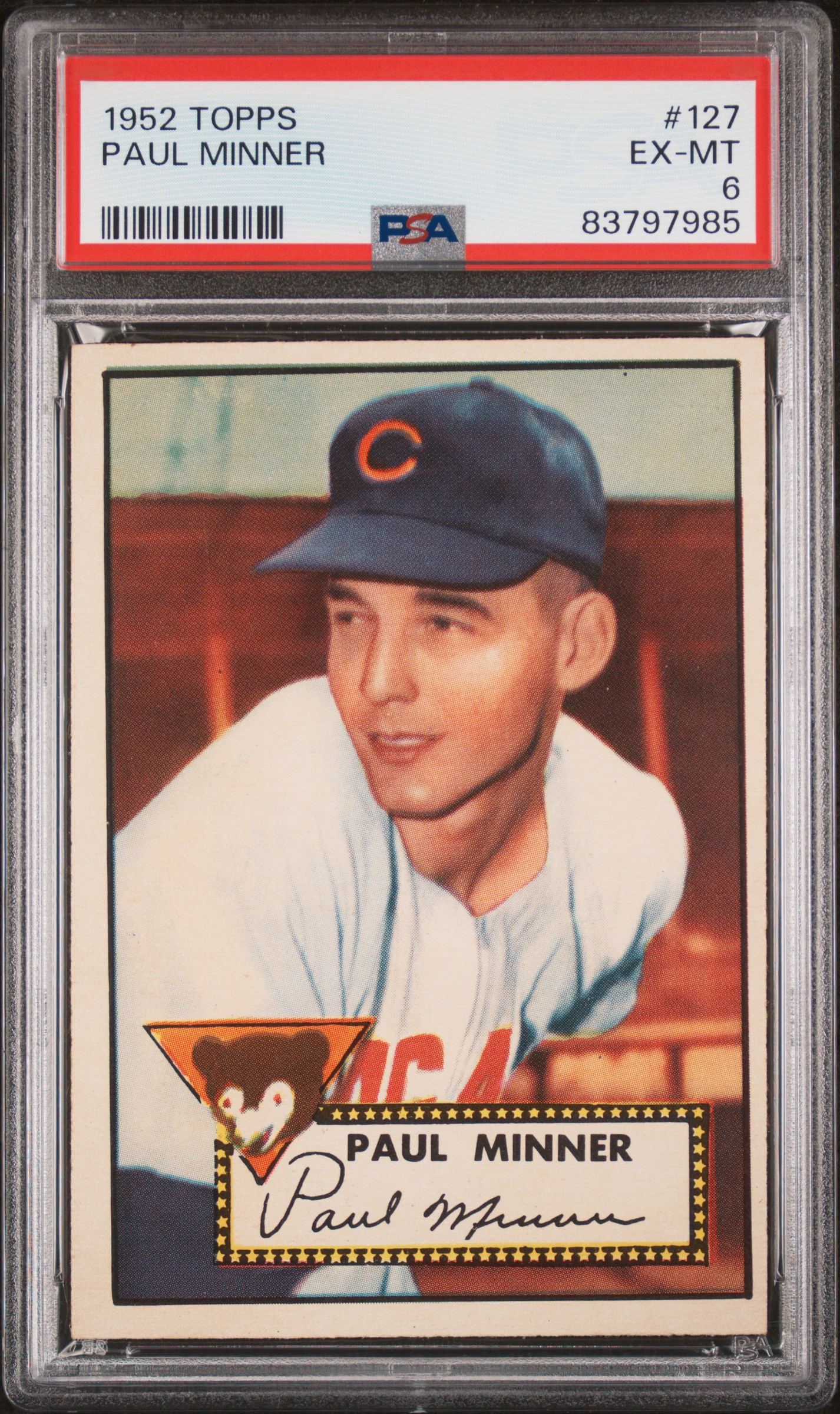 1952 TOPPS #127 PAUL MINNER