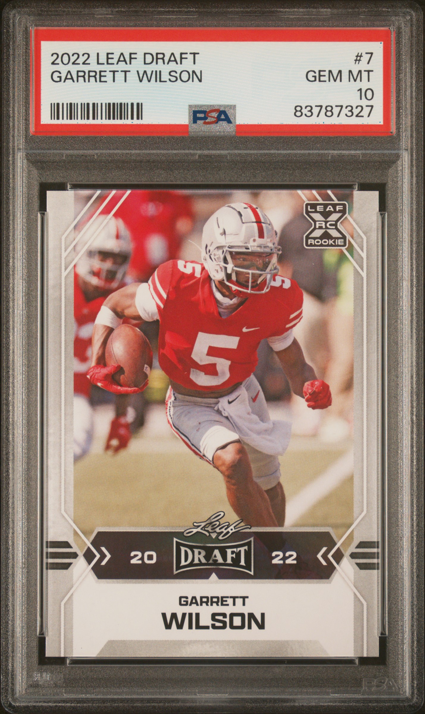 2022 LEAF DRAFT #7 GARRETT WILSON