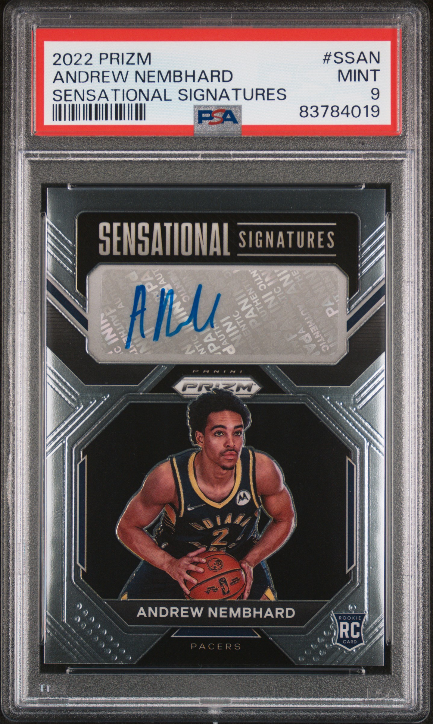 Andrew Nembhard 2022 Prizm #SS-AN Sensational Signatures Price 