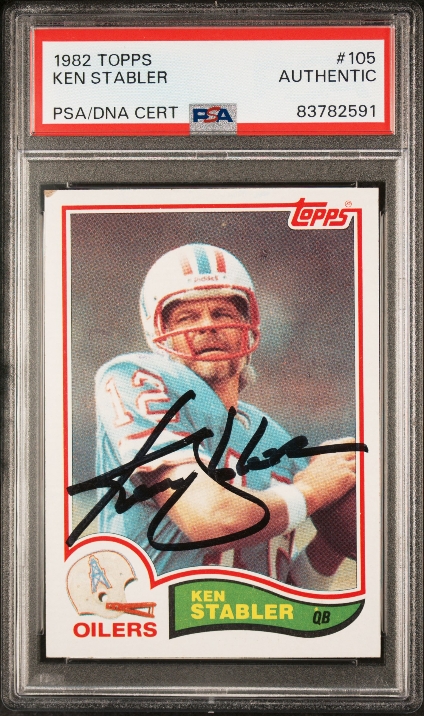 1982 TOPPS #105 KEN STABLER