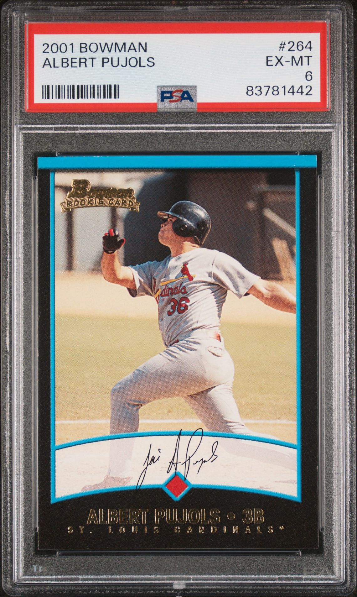 2001 Bowman #264 Albert Pujols front