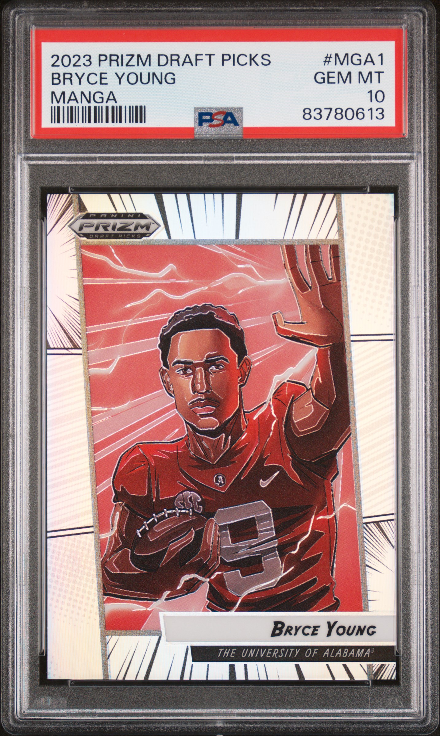 2023 PANINI PRIZM DRAFT PICKS MANGA #MGA1 BRYCE YOUNG