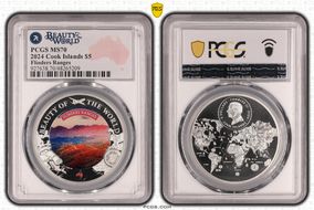 2024 $5 Flinders Ranges Beauty of the World MS70