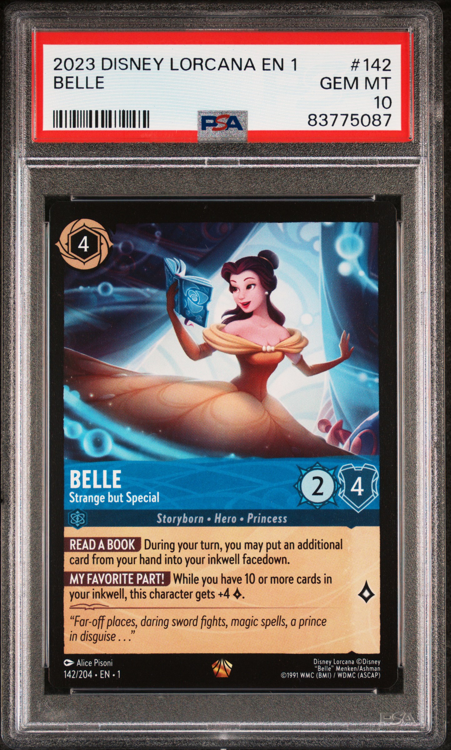 2023 DISNEY LORCANA EN 1-THE FIRST CHAPTER #142 BELLE