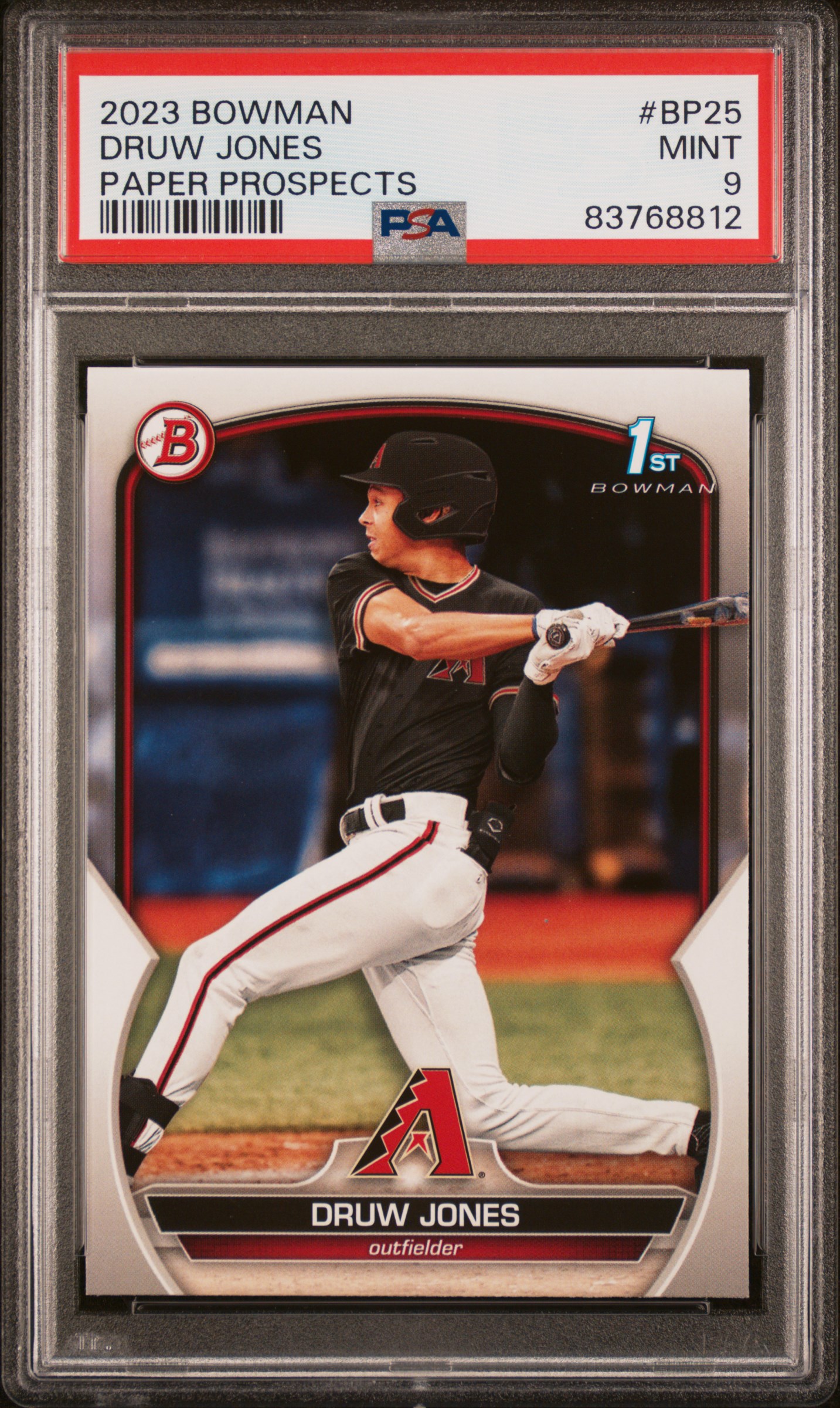 2023 BOWMAN PAPER PROSPECTS #BP25 DRUW JONES PAPER PROSPECTS