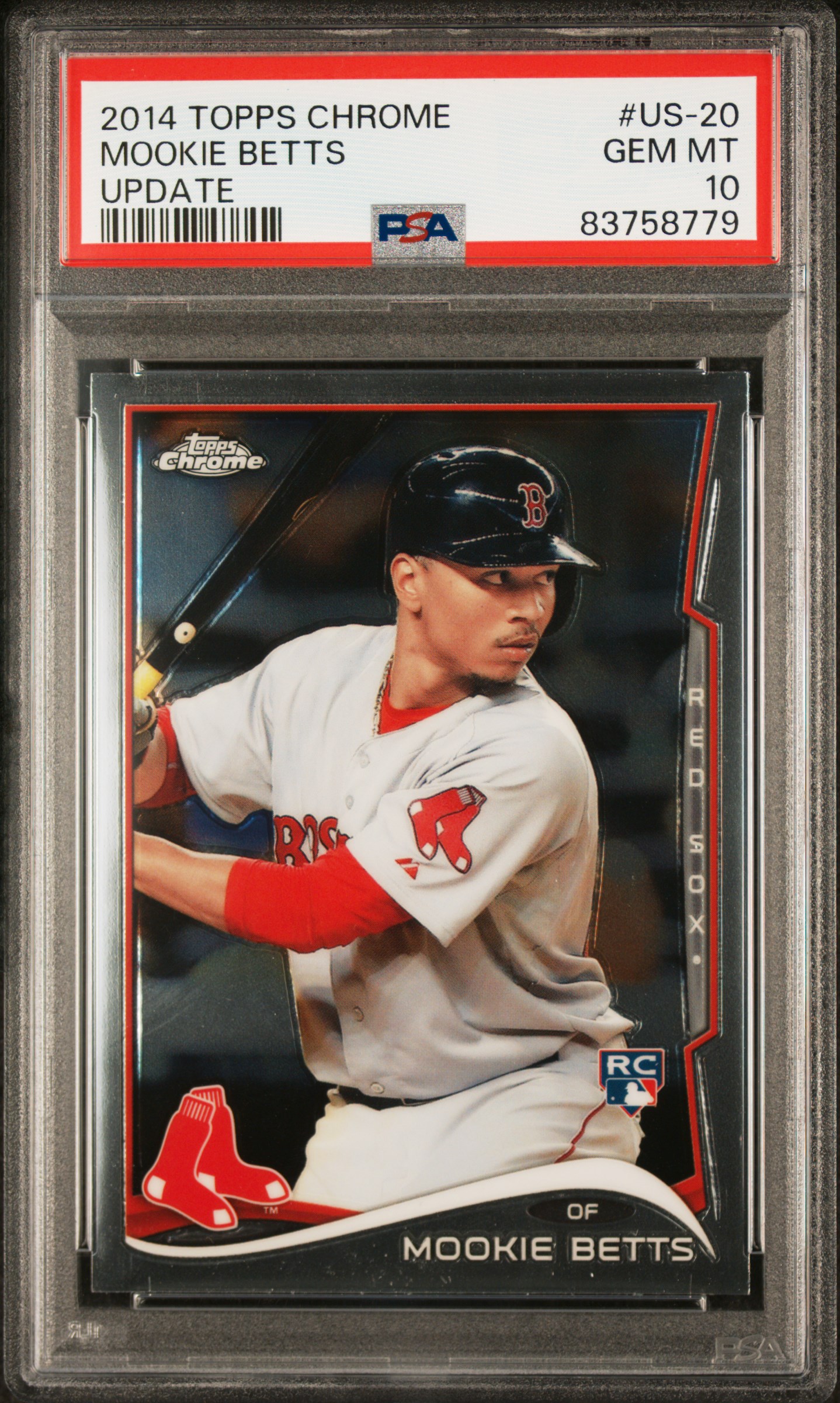 2014 TOPPS CHROME UPDATE #US-20 MOOKIE BETTS UPDATE