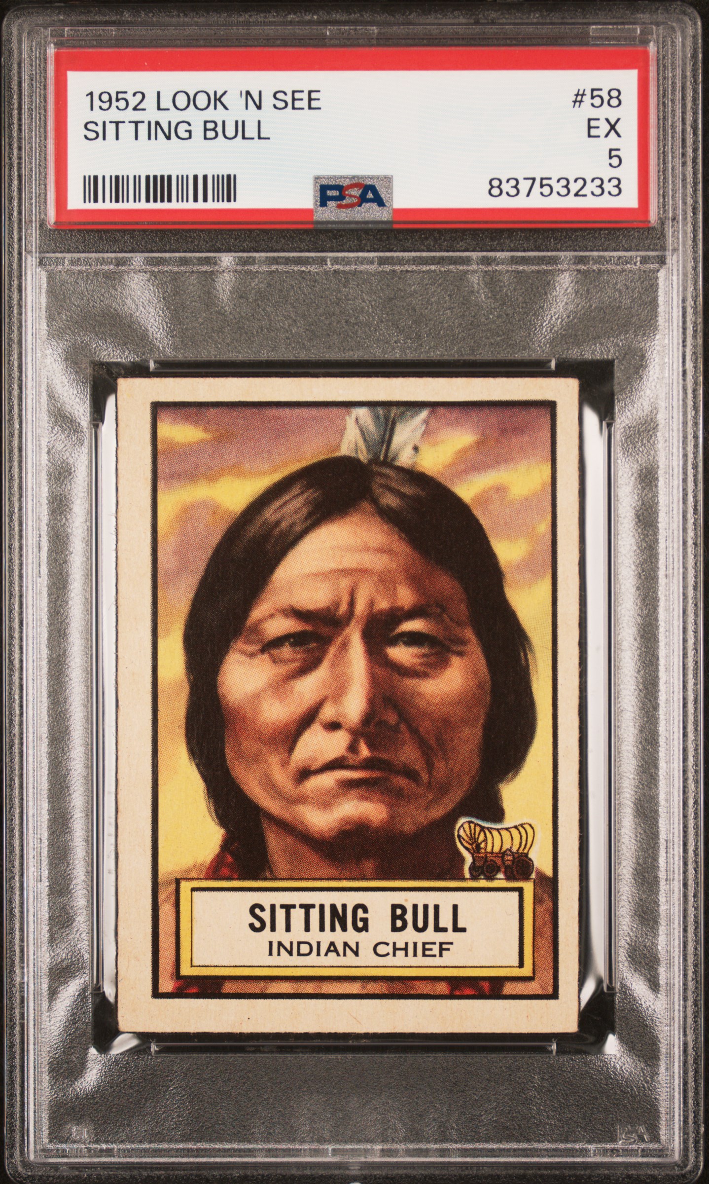 1952 LOOK 'N SEE #58 SITTING BULL