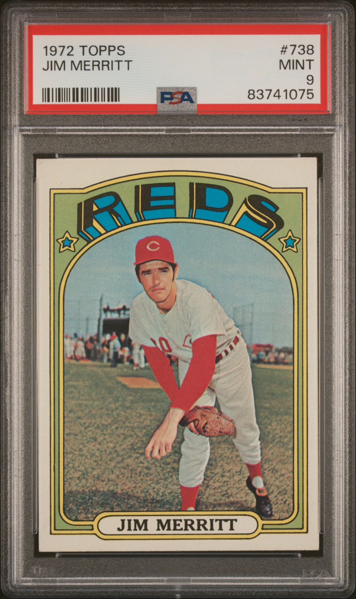 1972 TOPPS #738 JIM MERRITT