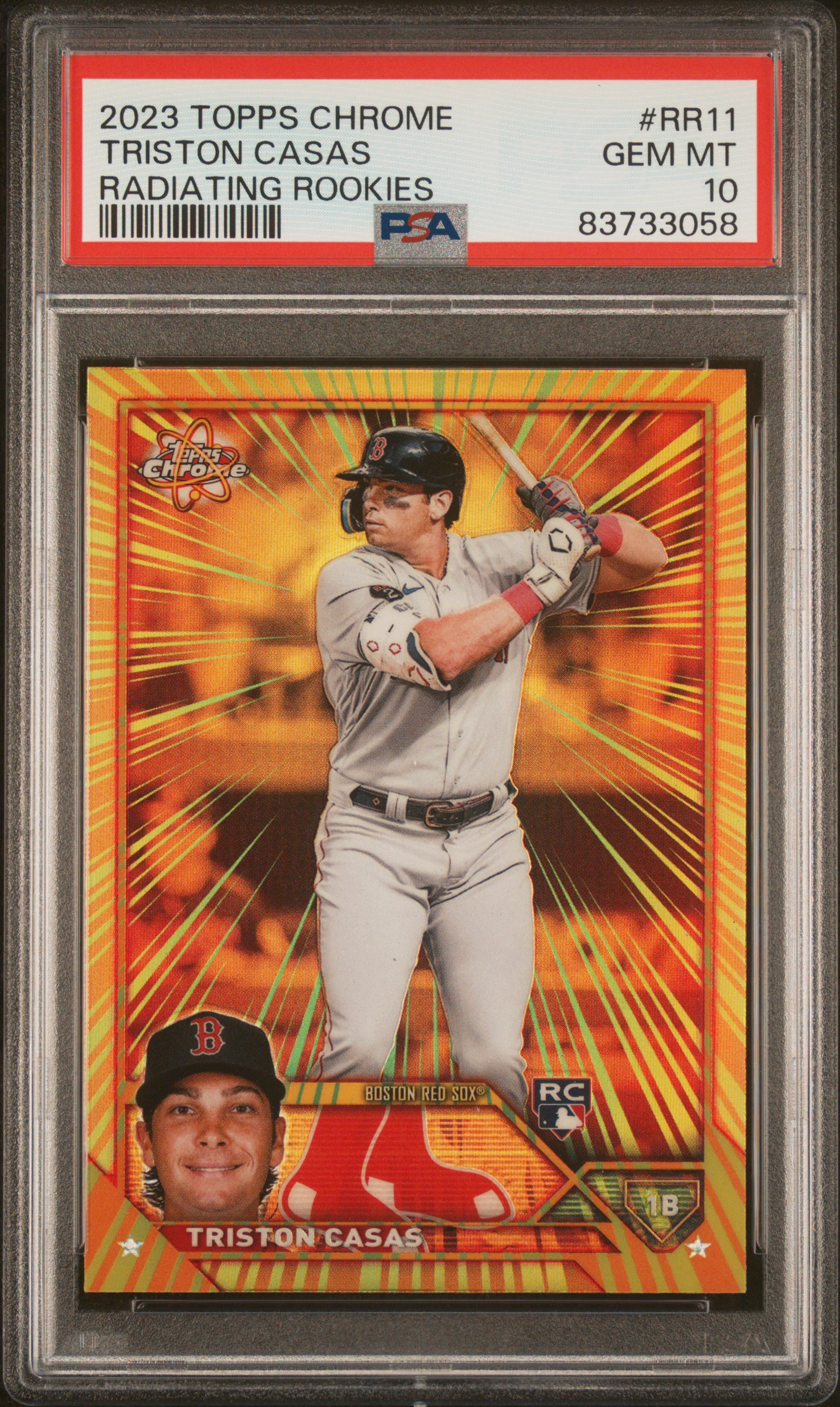2023 TOPPS CHROME RADIATING ROOKIES #RR11 TRISTON CASAS
