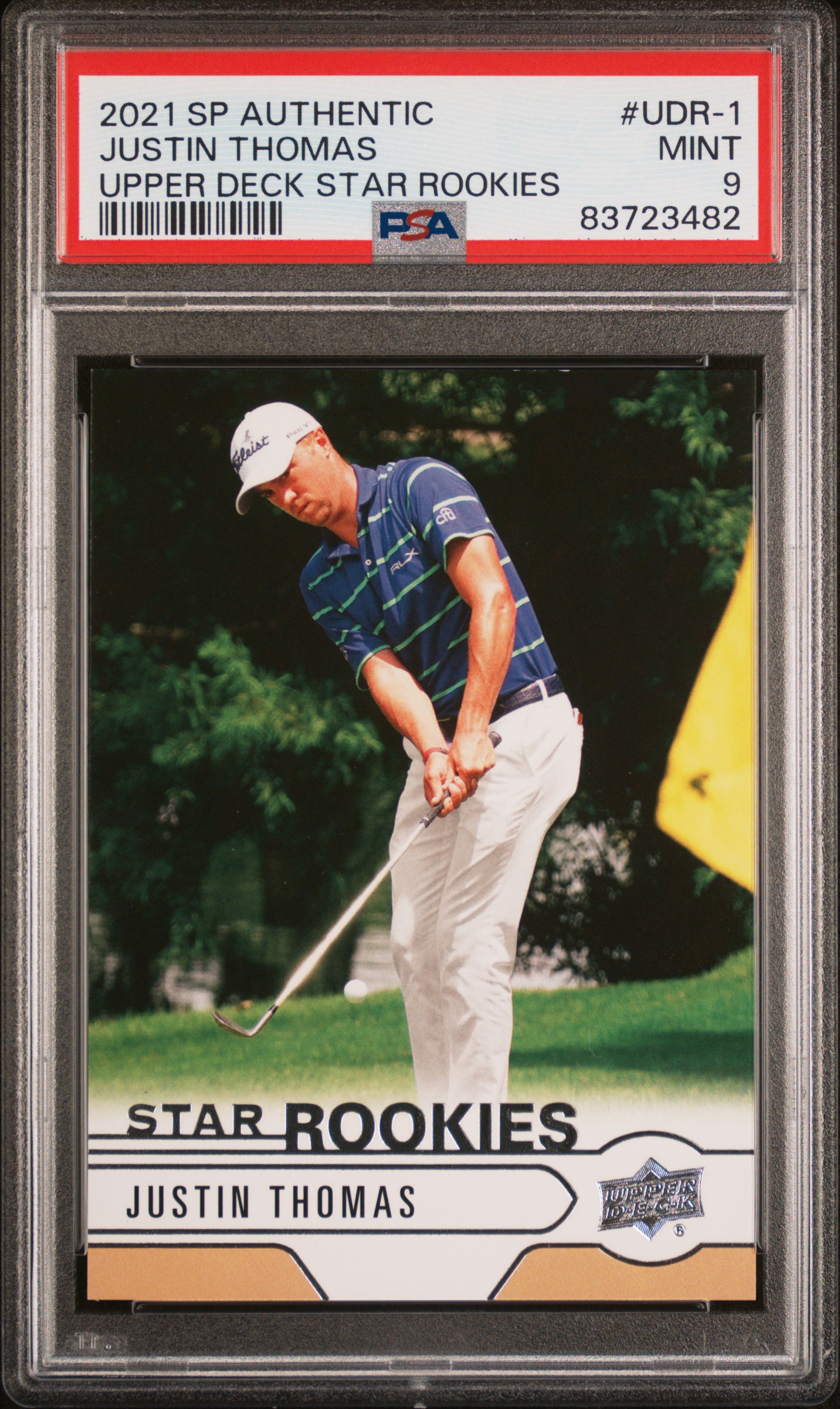2021 SP AUTHENTIC UPPER DECK STAR ROOKIES #UDR-1 JUSTIN THOMAS UPPER DECK STAR ROOKIES