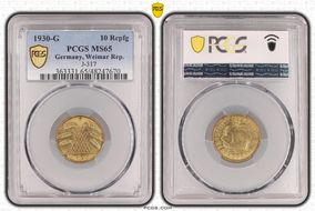 1930-G 10 Rcpfg J-317 MS65