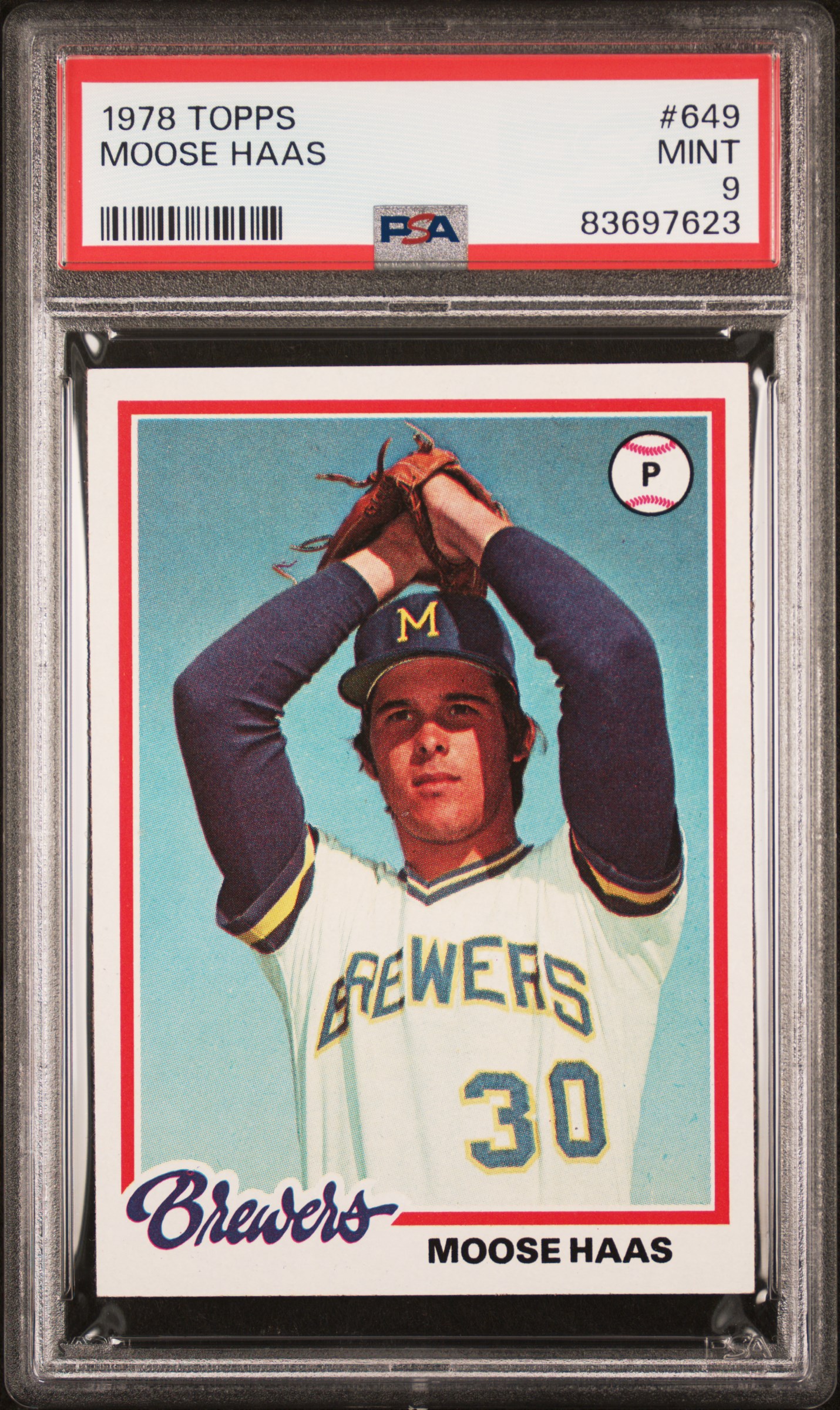 1978 TOPPS #649 MOOSE HAAS