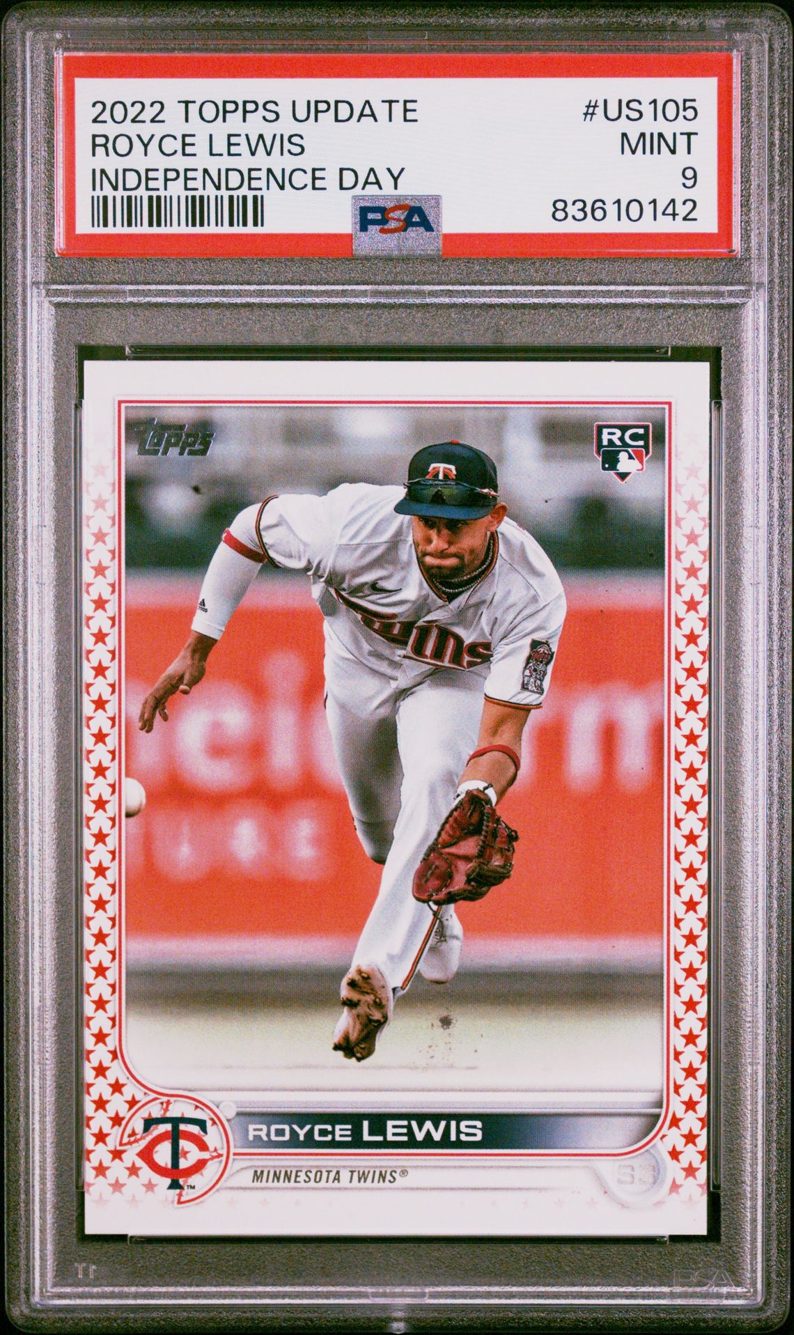 2022 Topps TOPPS UPDATE INDEPENDENCE DAY #US105 Royce Lewis front