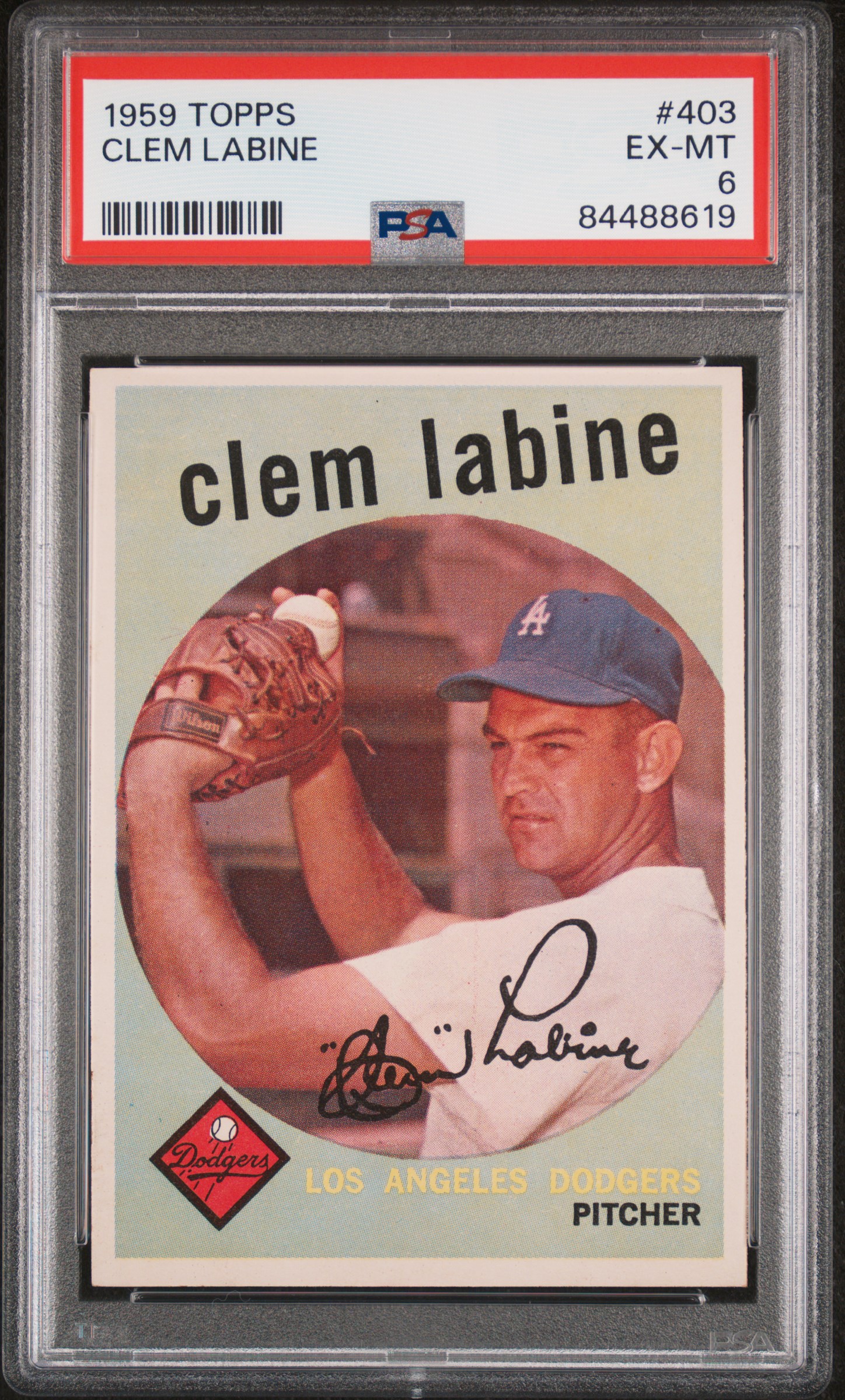 1959 TOPPS #403 CLEM LABINE