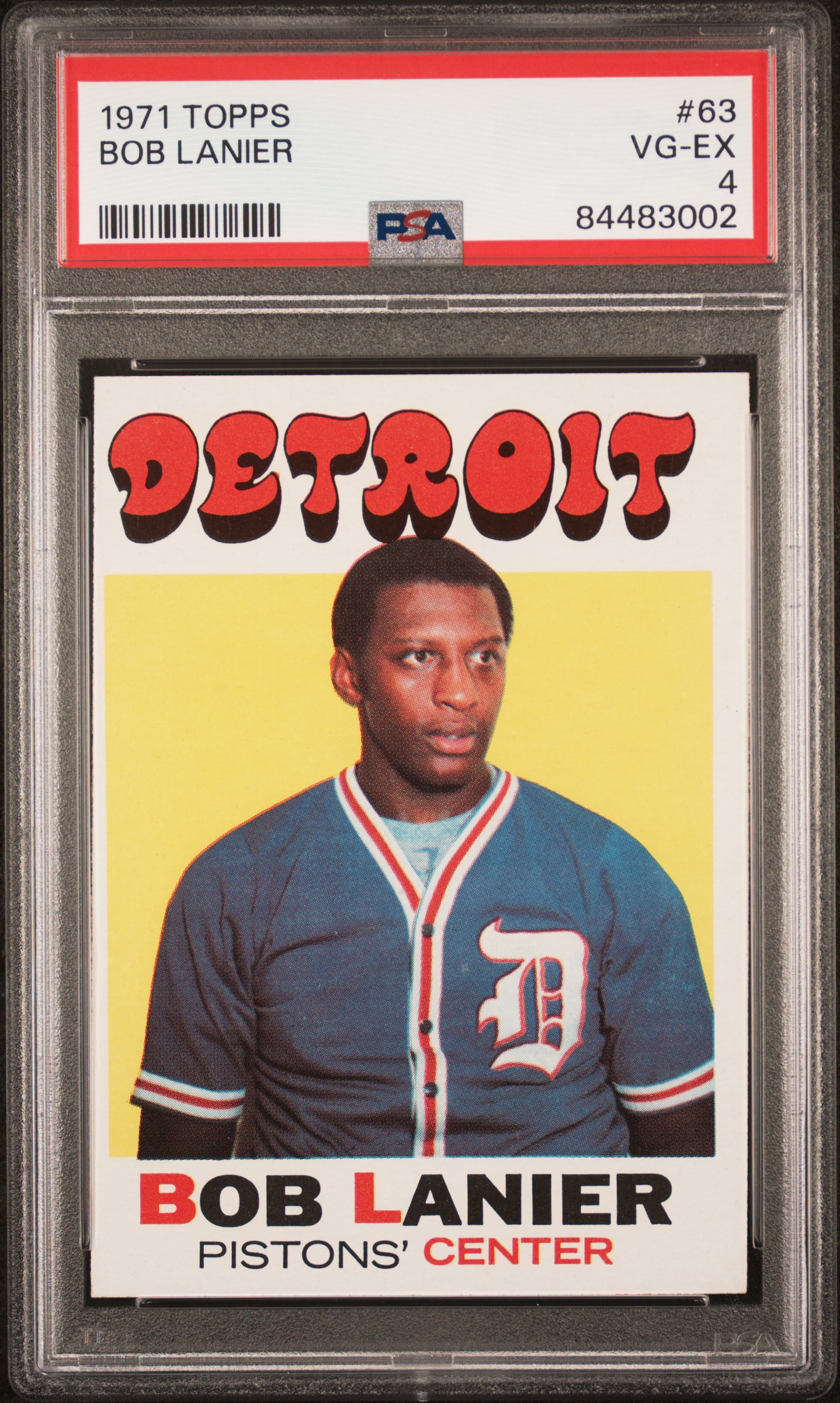 1971 TOPPS #63 BOB LANIER