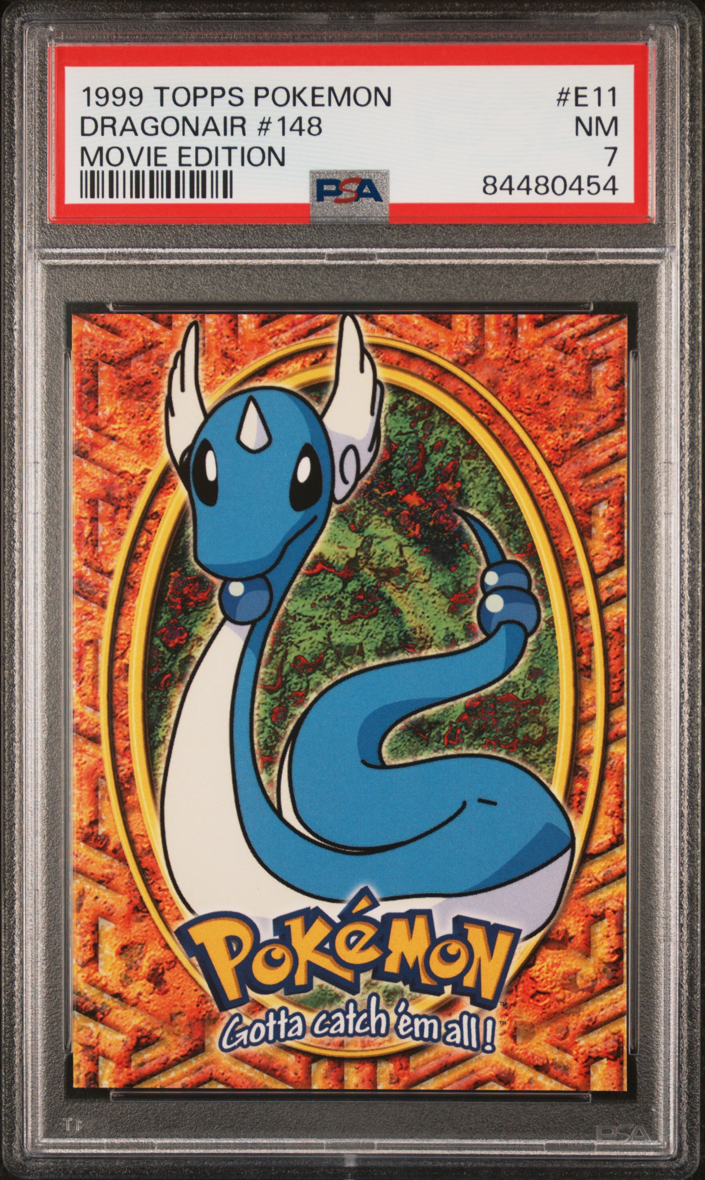 1999 TOPPS POKEMON THE MOVIE EDT #E11 DRAGONAIR #148 MOVIE EDITION