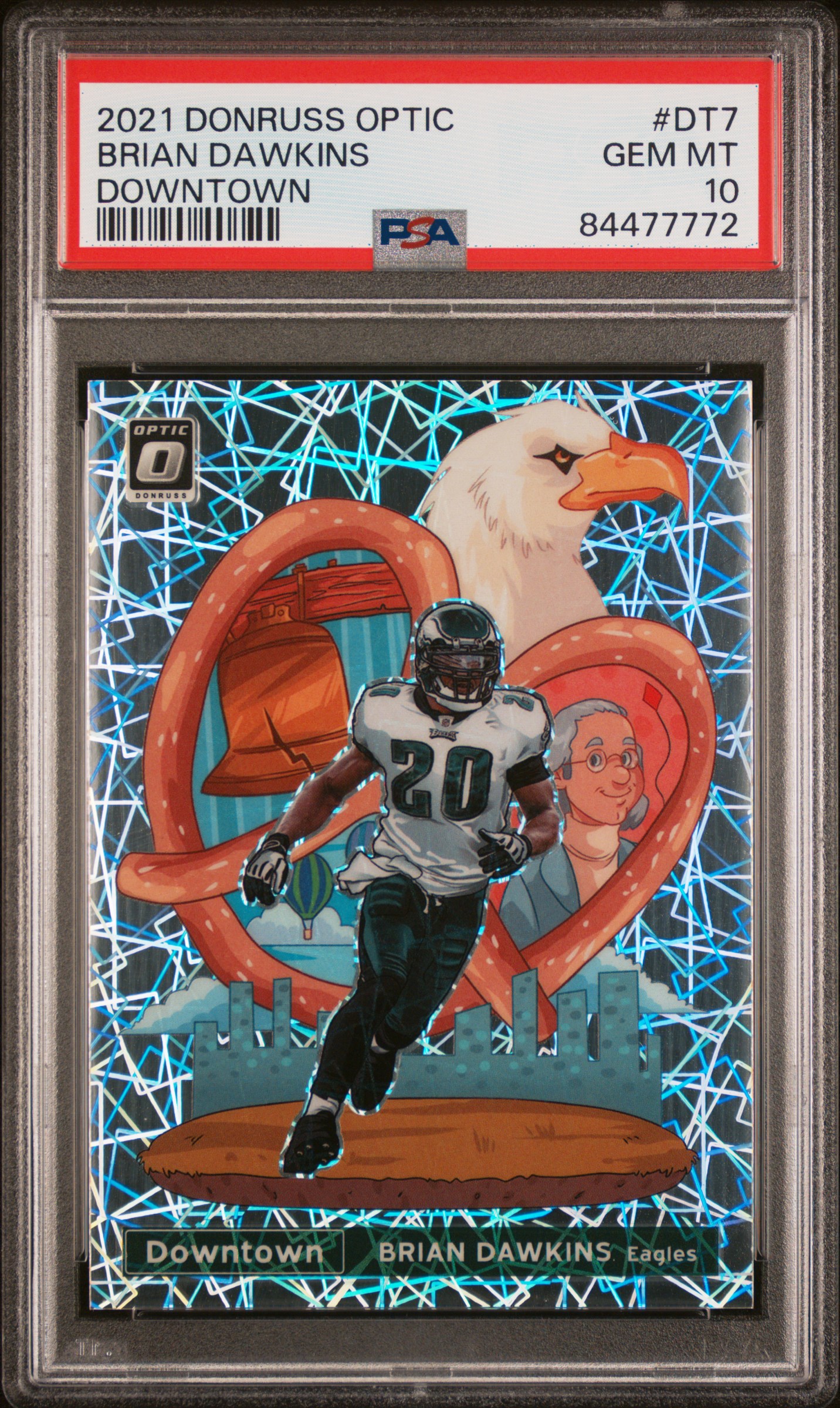 2021 PANINI DONRUSS OPTIC DOWNTOWN #DT7 BRIAN DAWKINS DOWNTOWN