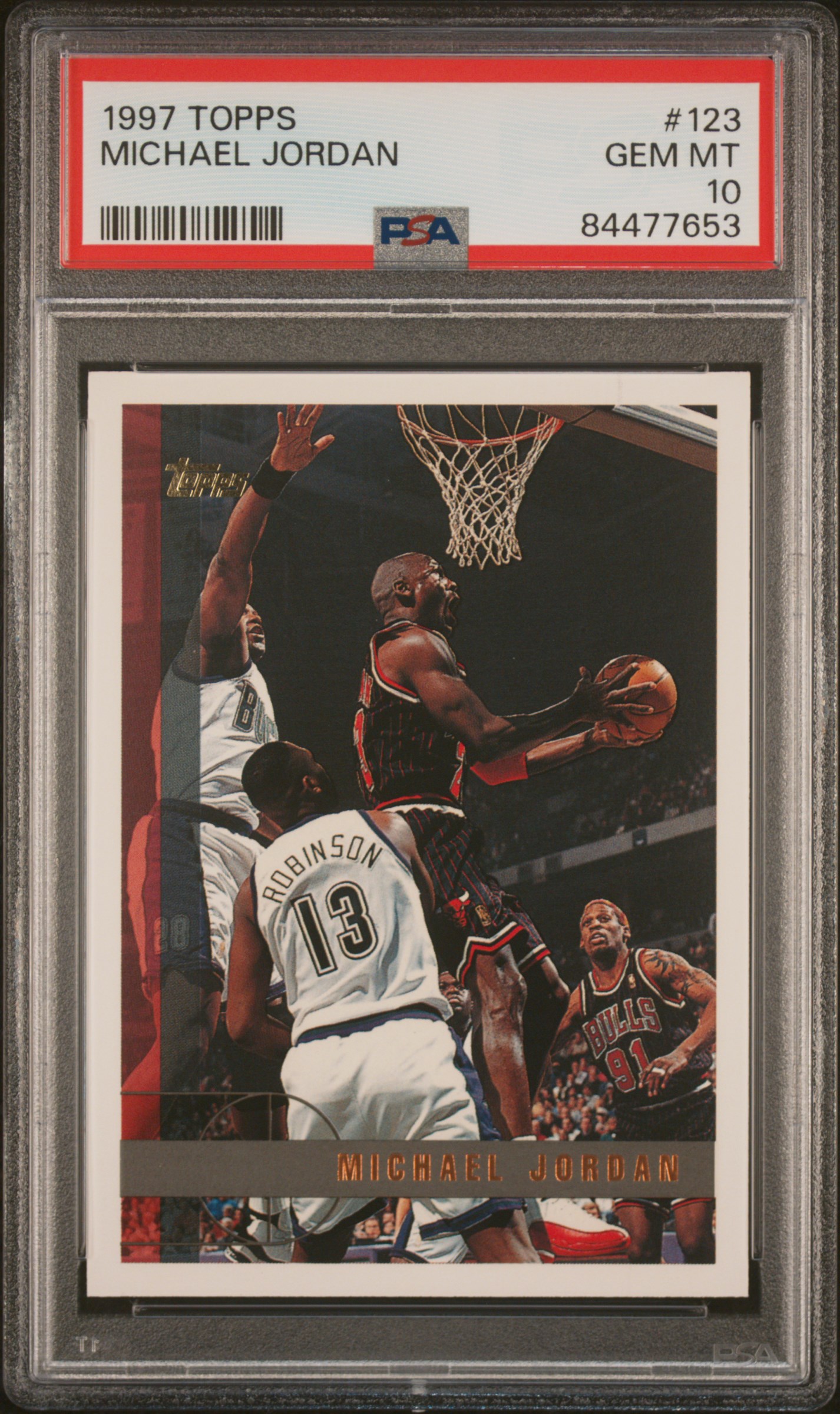 1997 TOPPS #123 MICHAEL JORDAN