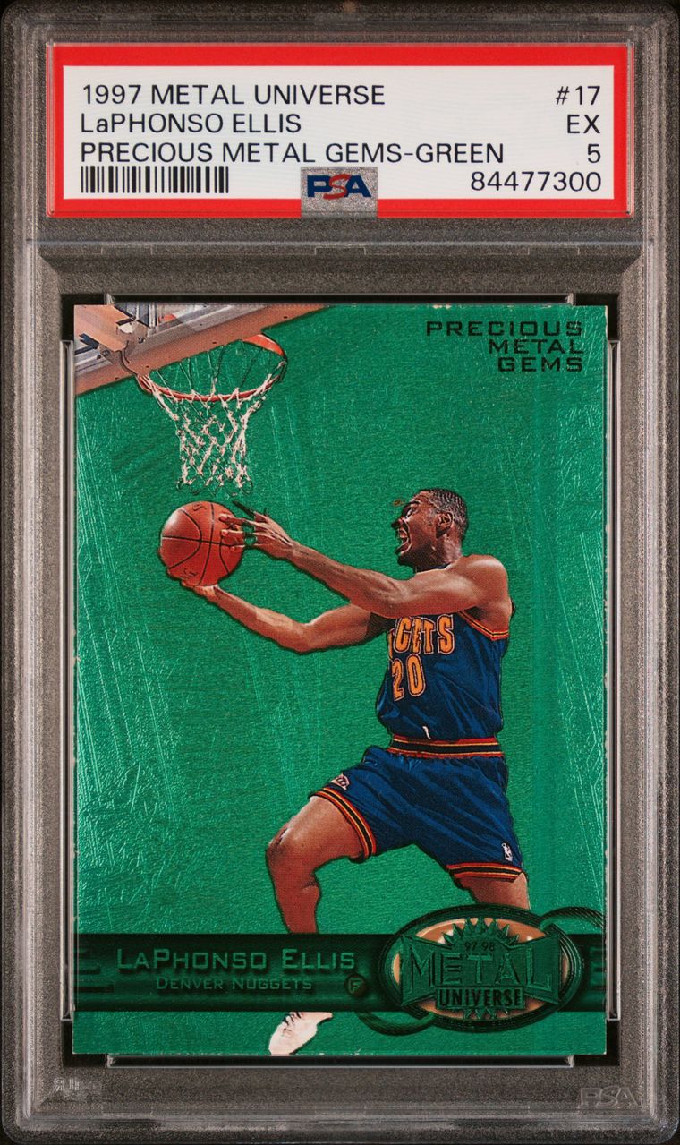 Basketball - 1997-98 Metal Universe Precious Metal Gems Green: Nat 