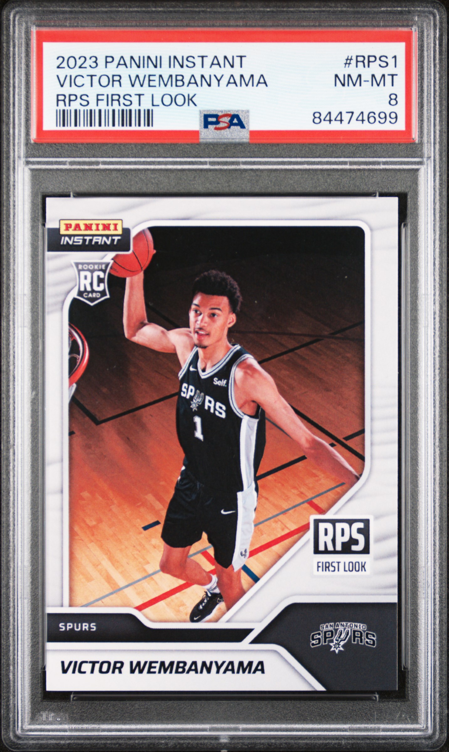 2023 PANINI INSTANT RPS FIRST LOOK #RPS1 VICTOR WEMBANYAMA
