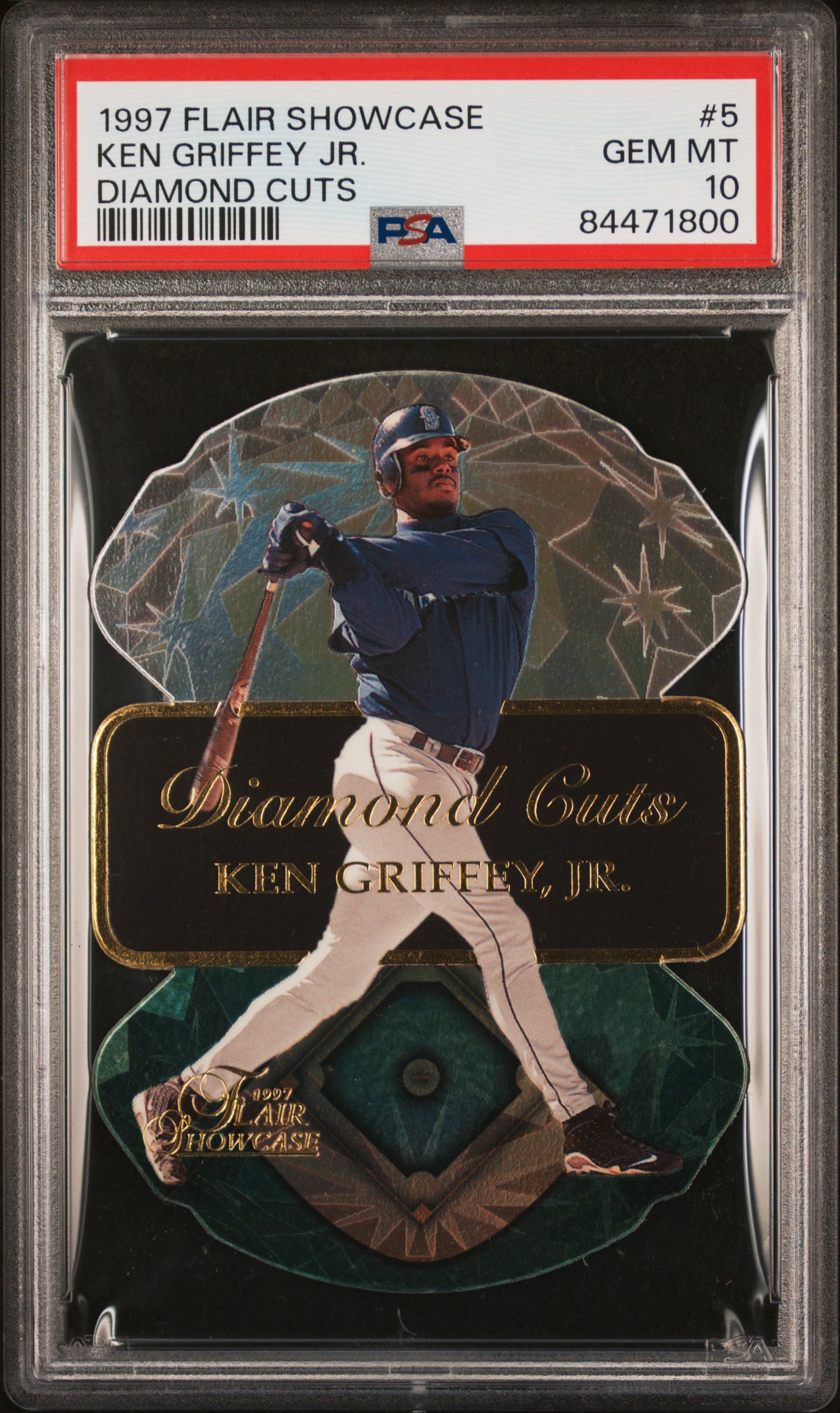 1997 FLAIR SHOWCASE DIAMOND CUTS #5 KEN GRIFFEY JR. DIAMOND CUTS