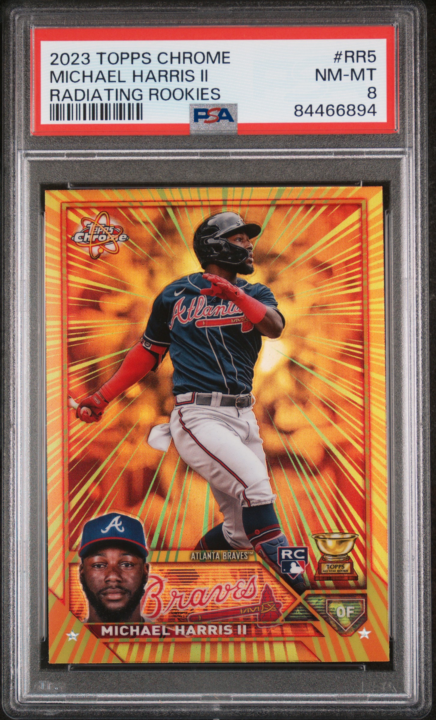 2023 TOPPS CHROME RADIATING ROOKIES #RR5 MICHAEL HARRIS II