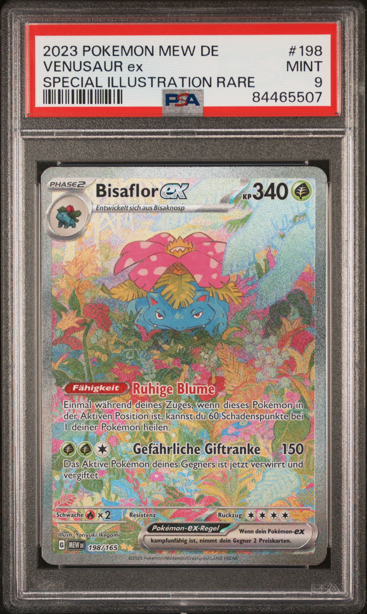 2023 POKEMON GERMAN MEW DE-151 #198 VENUSAUR ex SPECIAL ILLUSTRATION RARE