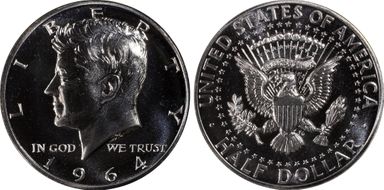 1964 50C Accented Hair PR68