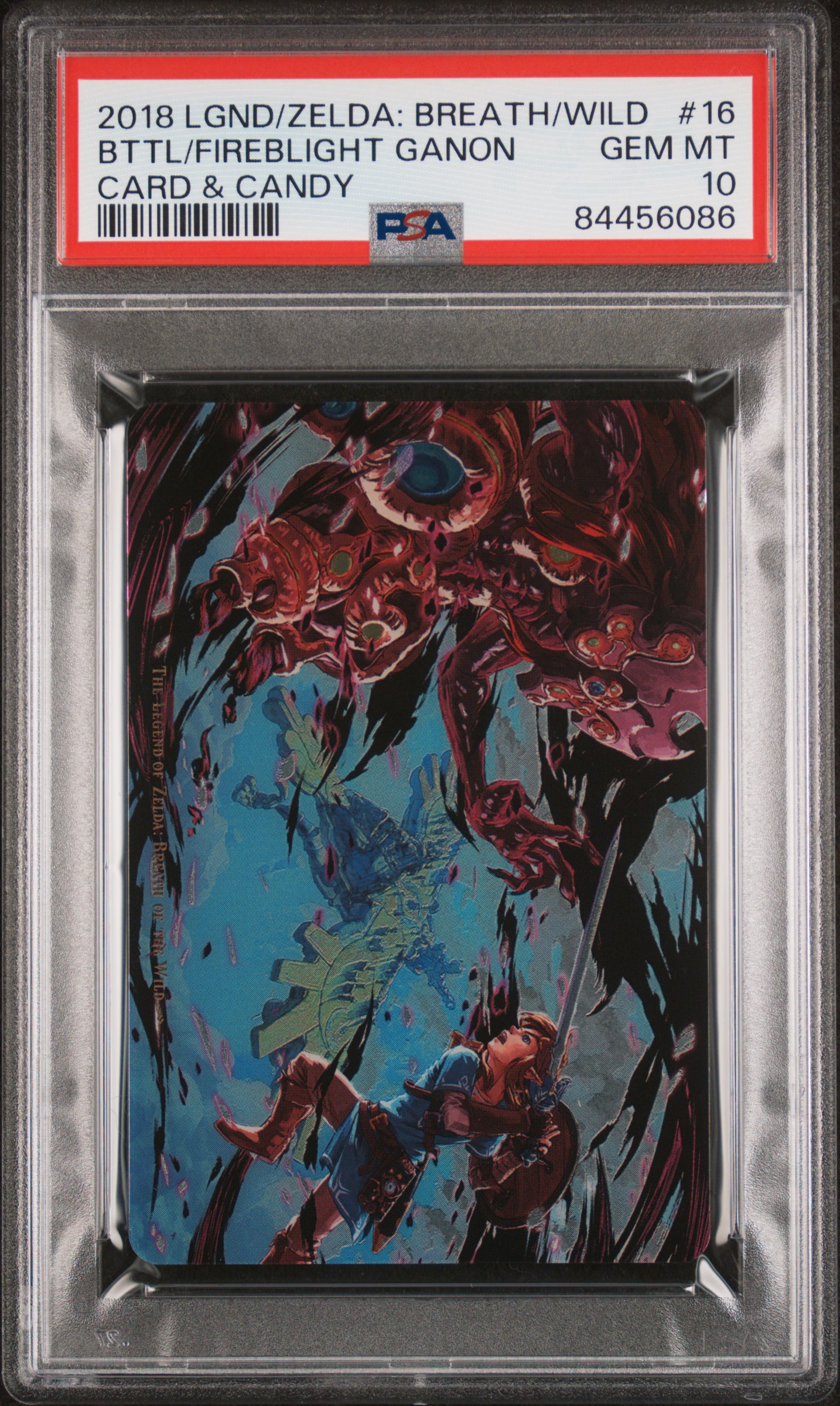 2018 LEGEND OF ZELDA: BREATH OF THE WILD CARD & CANDY #16 BTTL/FIREBLIGHT GANON CARD & CANDY