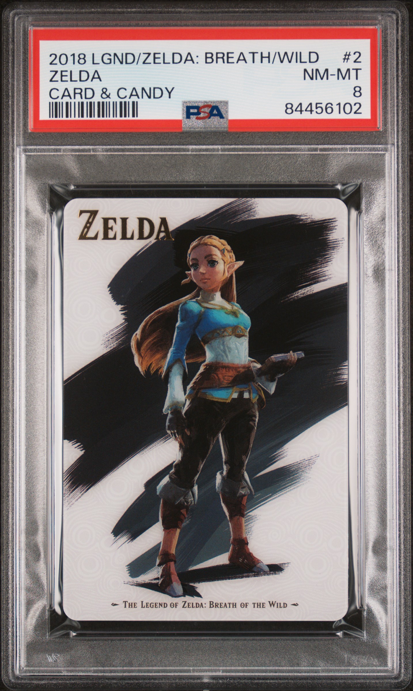 2018 LEGEND OF ZELDA: BREATH OF THE WILD CARD & CANDY #2 ZELDA CARD & CANDY