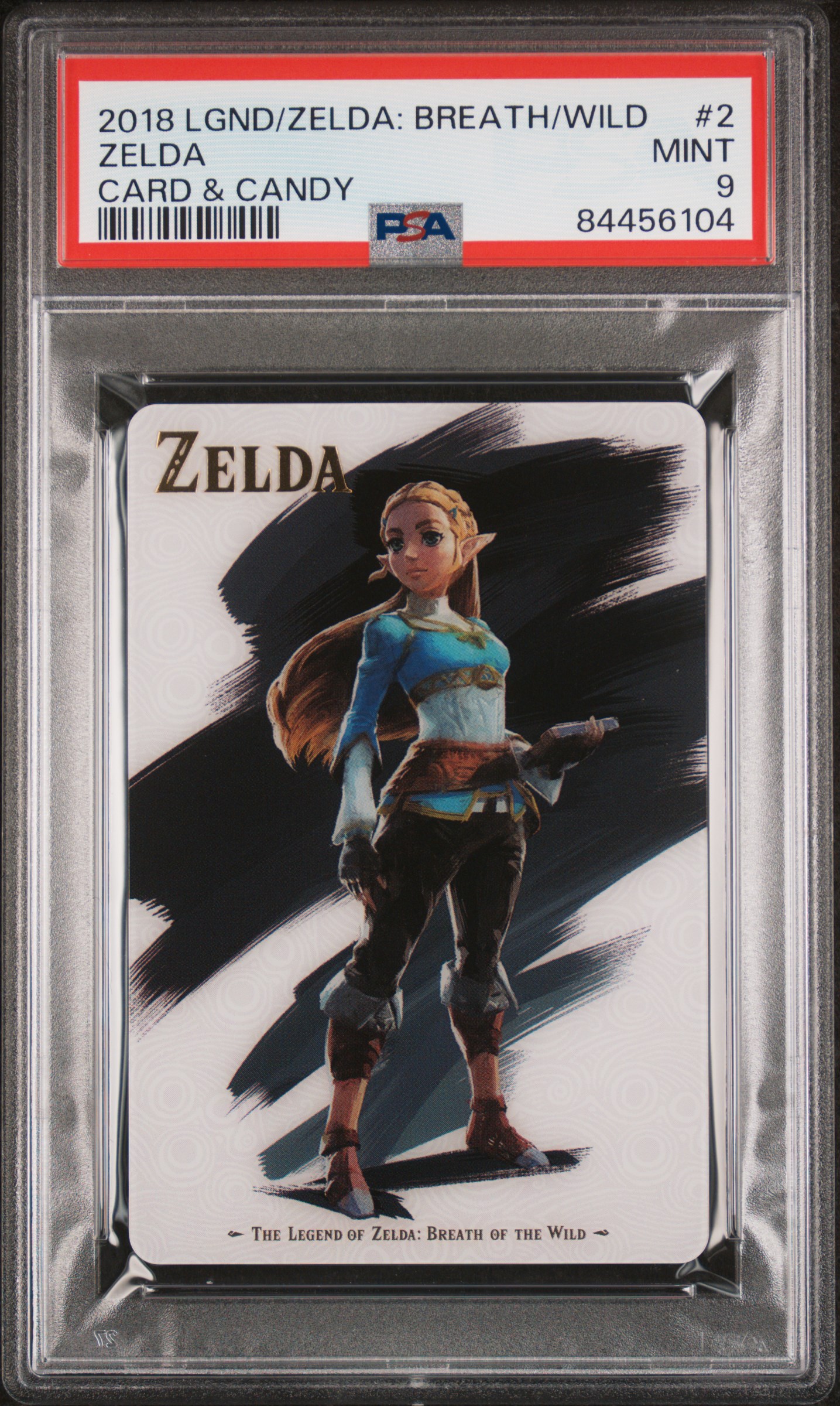 2018 LEGEND OF ZELDA: BREATH OF THE WILD CARD & CANDY #2 ZELDA CARD & CANDY