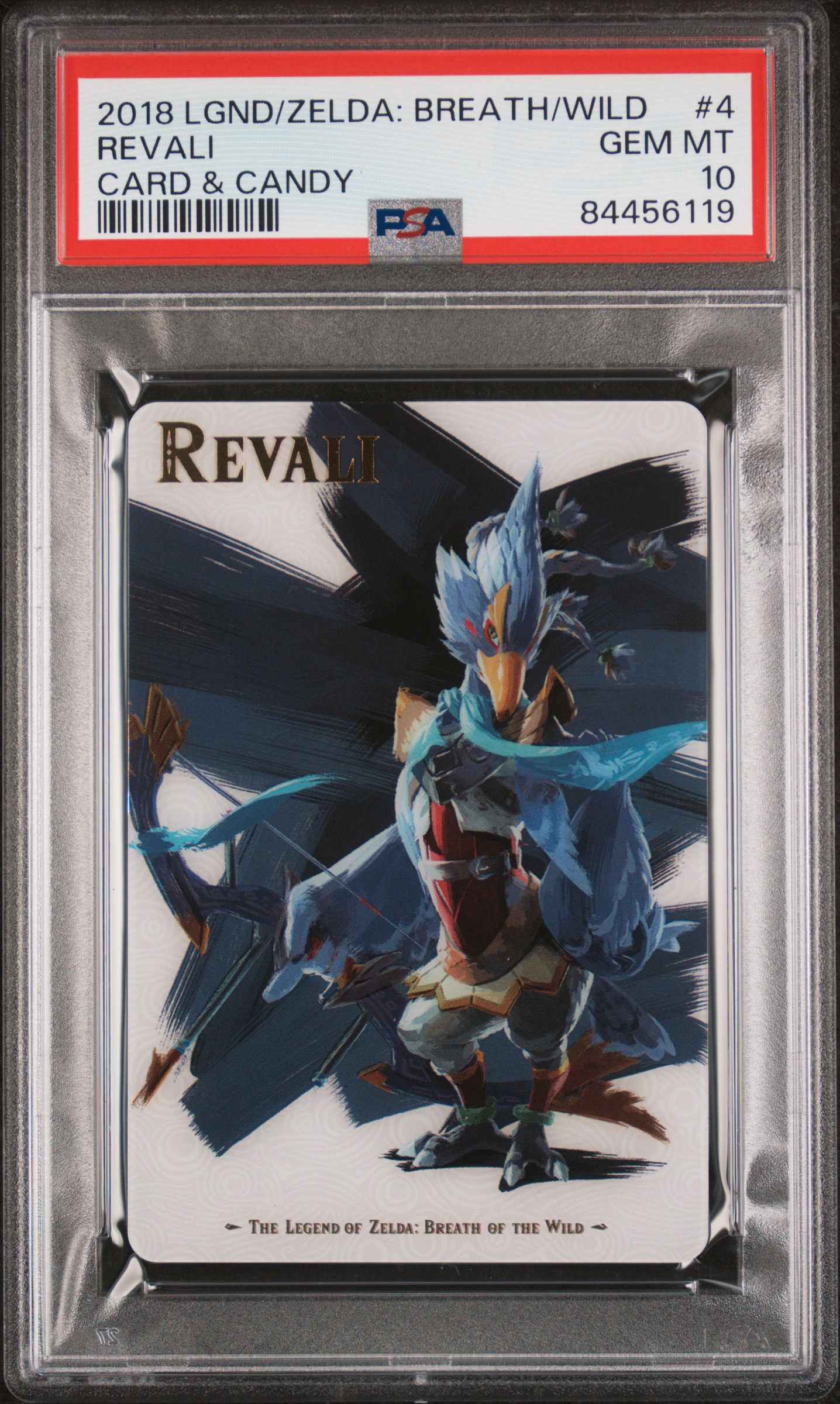2018 LEGEND OF ZELDA: BREATH OF THE WILD CARD & CANDY #4 REVALI CARD & CANDY
