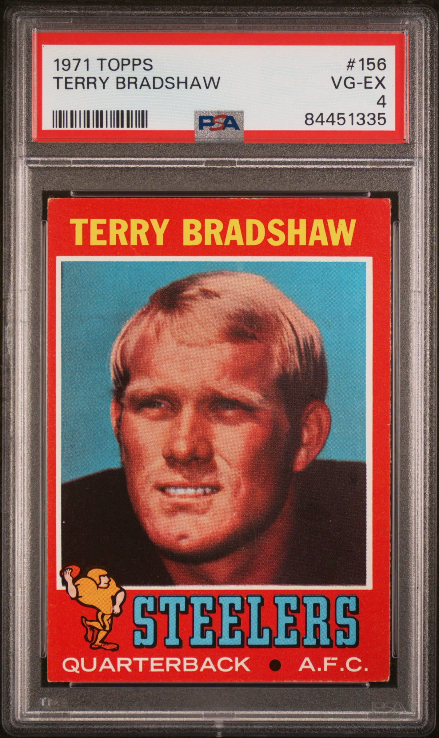 1971 TOPPS #156 TERRY BRADSHAW