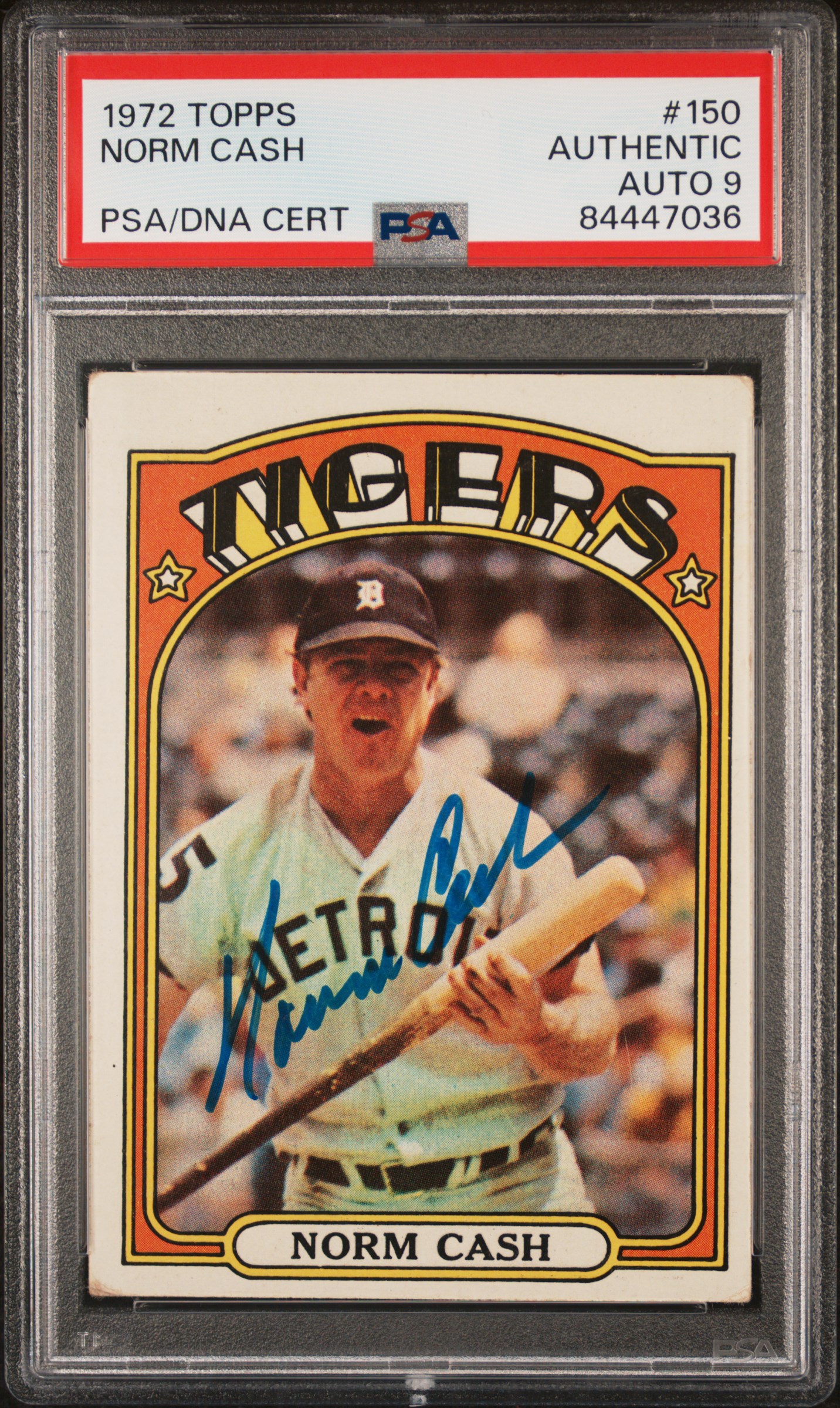 1972 TOPPS #150 NORM CASH