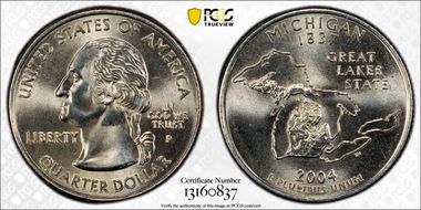 2004-P 25C Michigan MS68