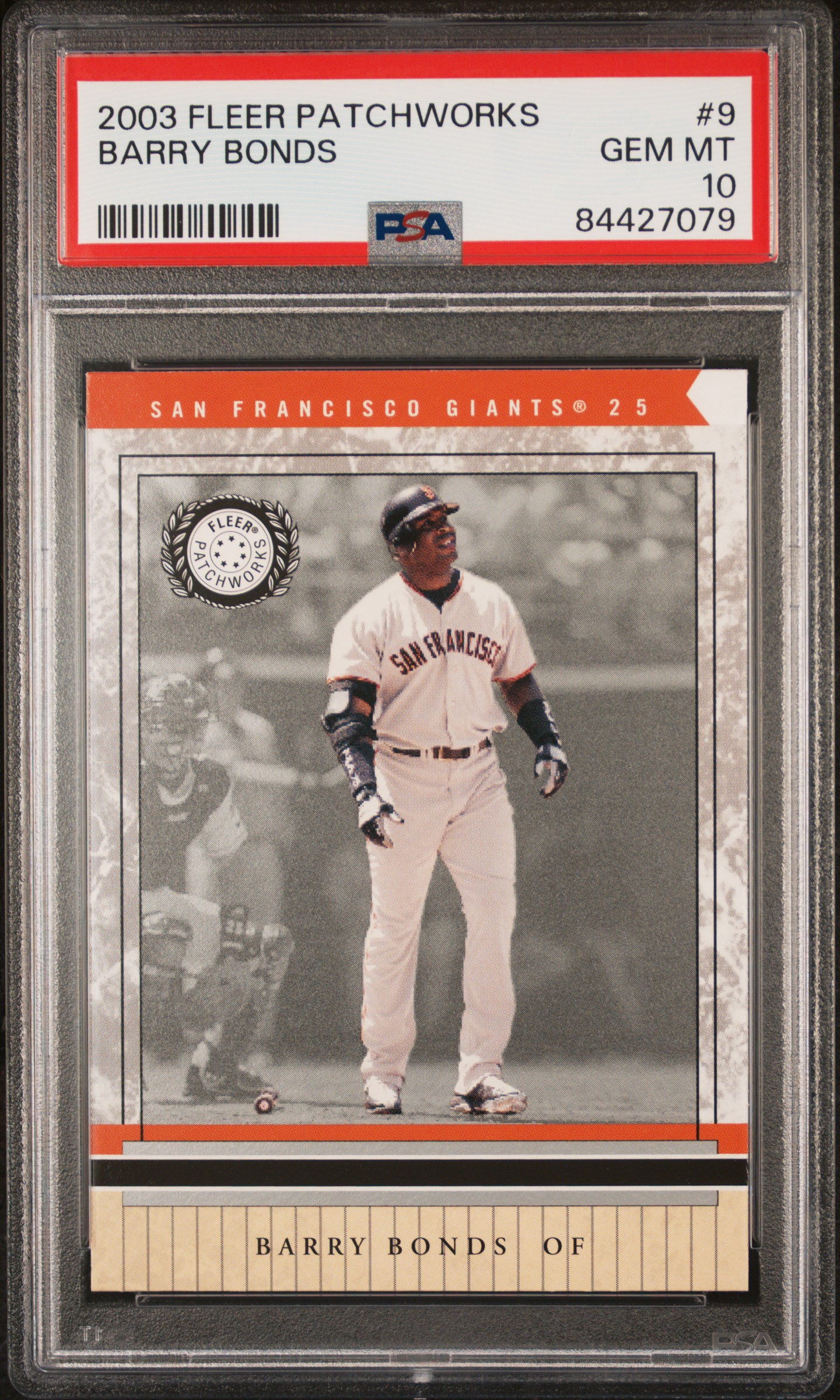 2003 FLEER PATCHWORKS #9 BARRY BONDS