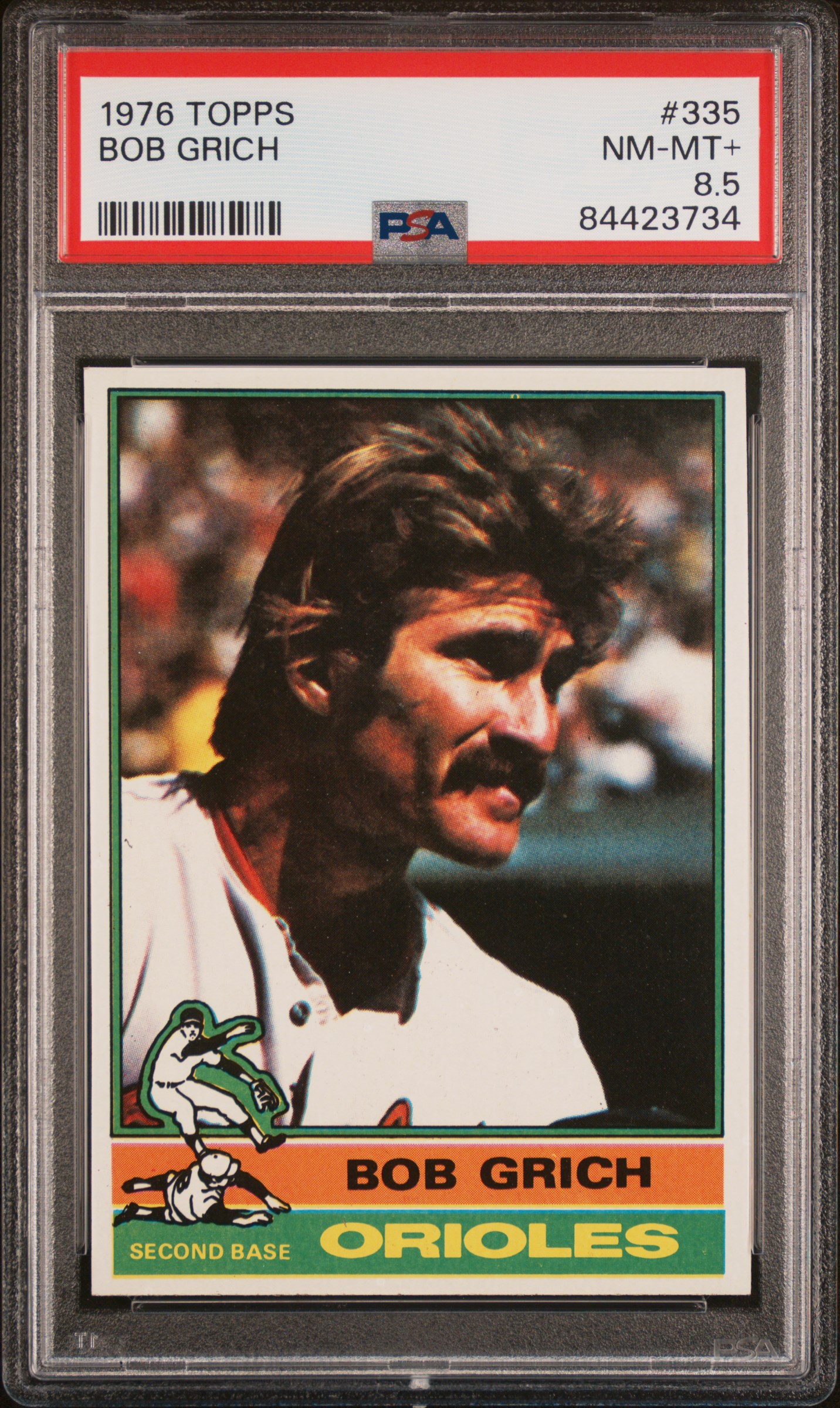 1976 TOPPS #335 BOB GRICH