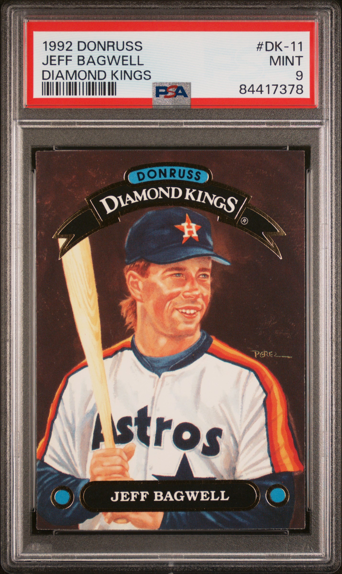 1992 DONRUSS DIAMOND KINGS #DK-11 JEFF BAGWELL DIAMOND KINGS