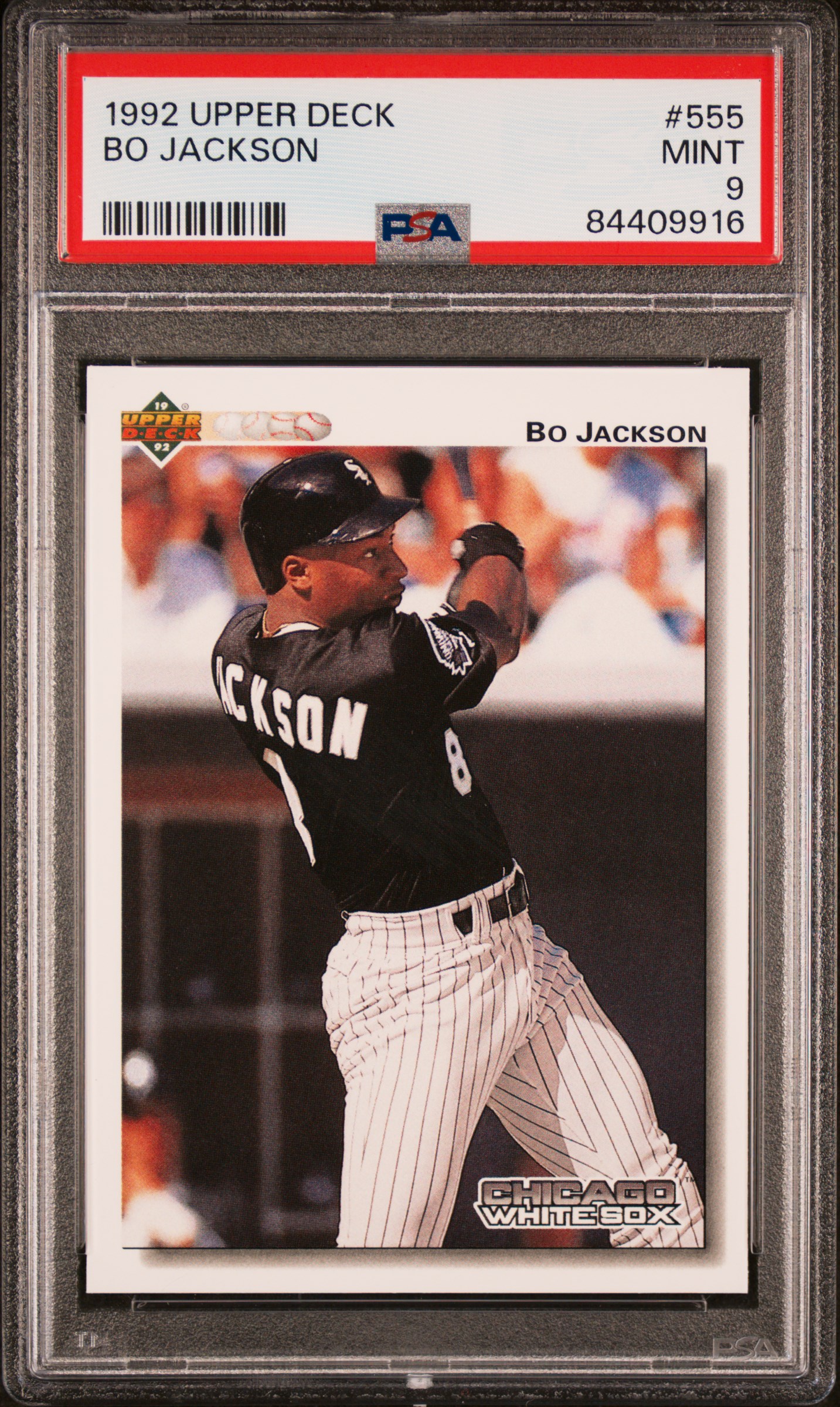 1992 UPPER DECK #555 BO JACKSON