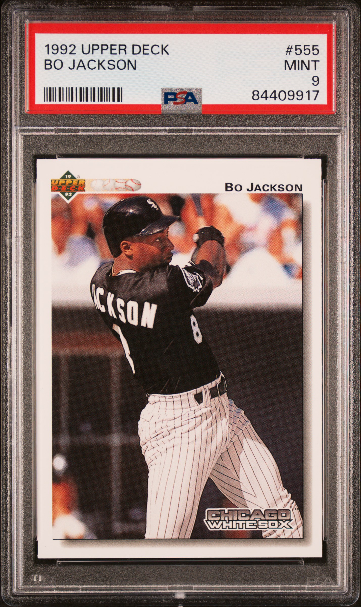 1992 UPPER DECK #555 BO JACKSON