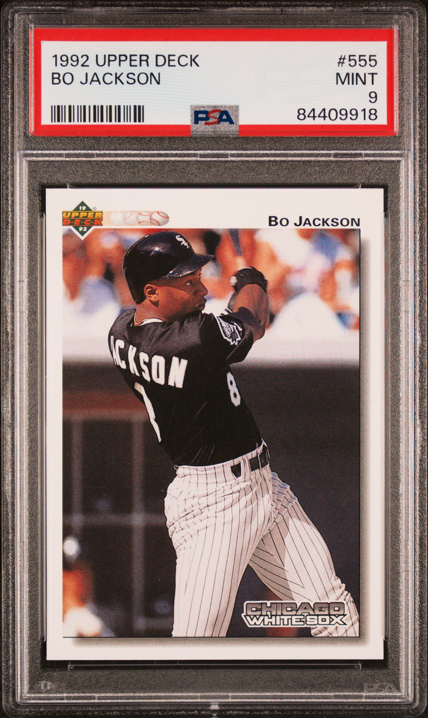 1992 UPPER DECK #555 BO JACKSON