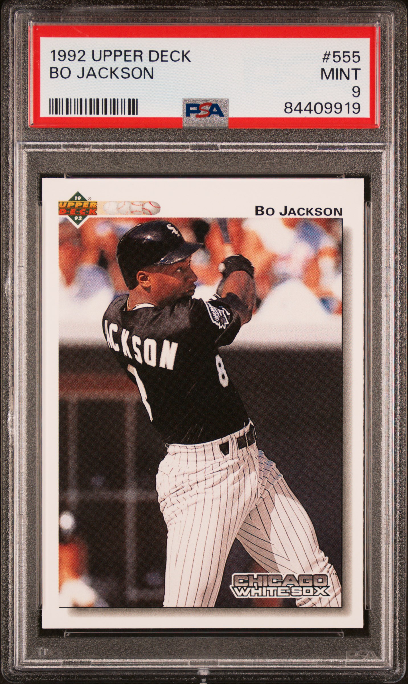 1992 UPPER DECK #555 BO JACKSON