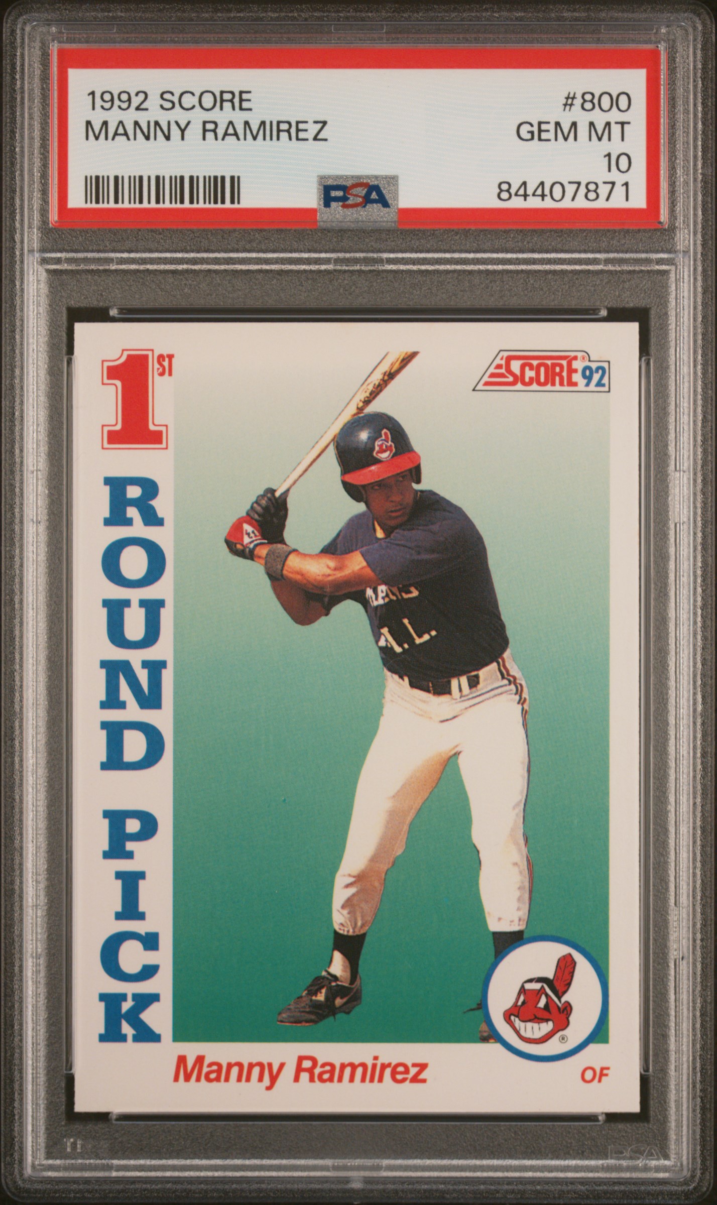 1992 SCORE #800 MANNY RAMIREZ