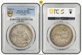 1903-A Piastre Lec-286 AU50