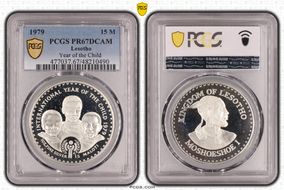 1979 15 M Year of the Child PR67DCAM
