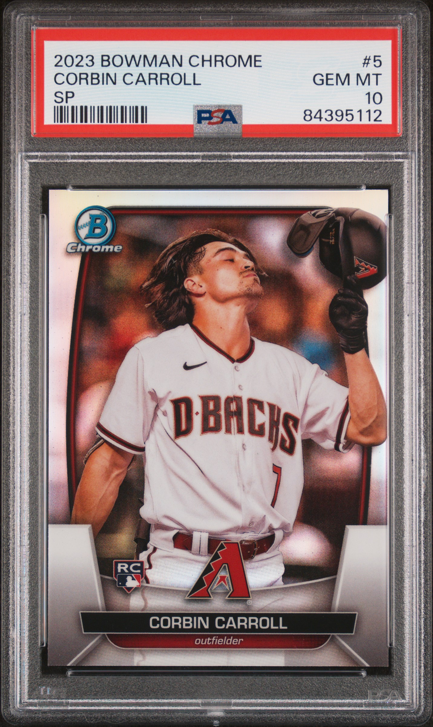 2023 Bowman Chrome Corbin Carroll Sp #5 PSA 10