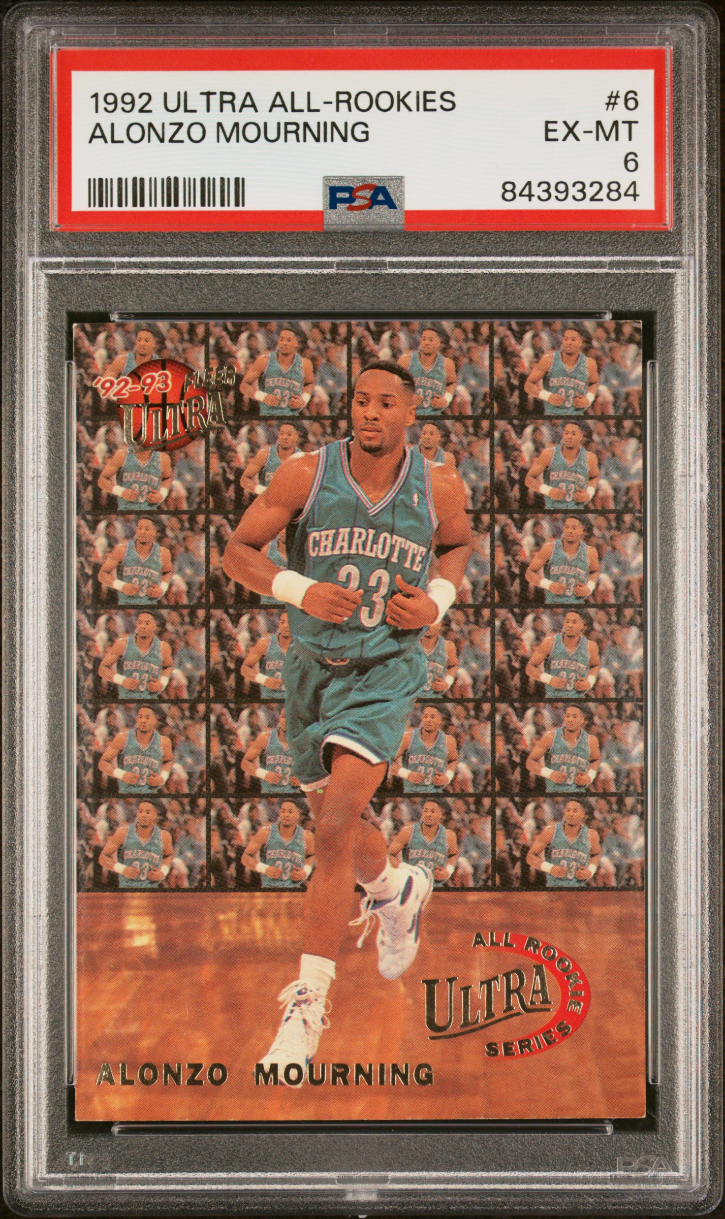 1992 ULTRA ALL-ROOKIES #6 ALONZO MOURNING