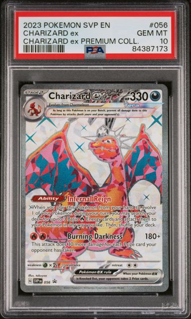 Pokemon Charizard EX PSA 2024 10