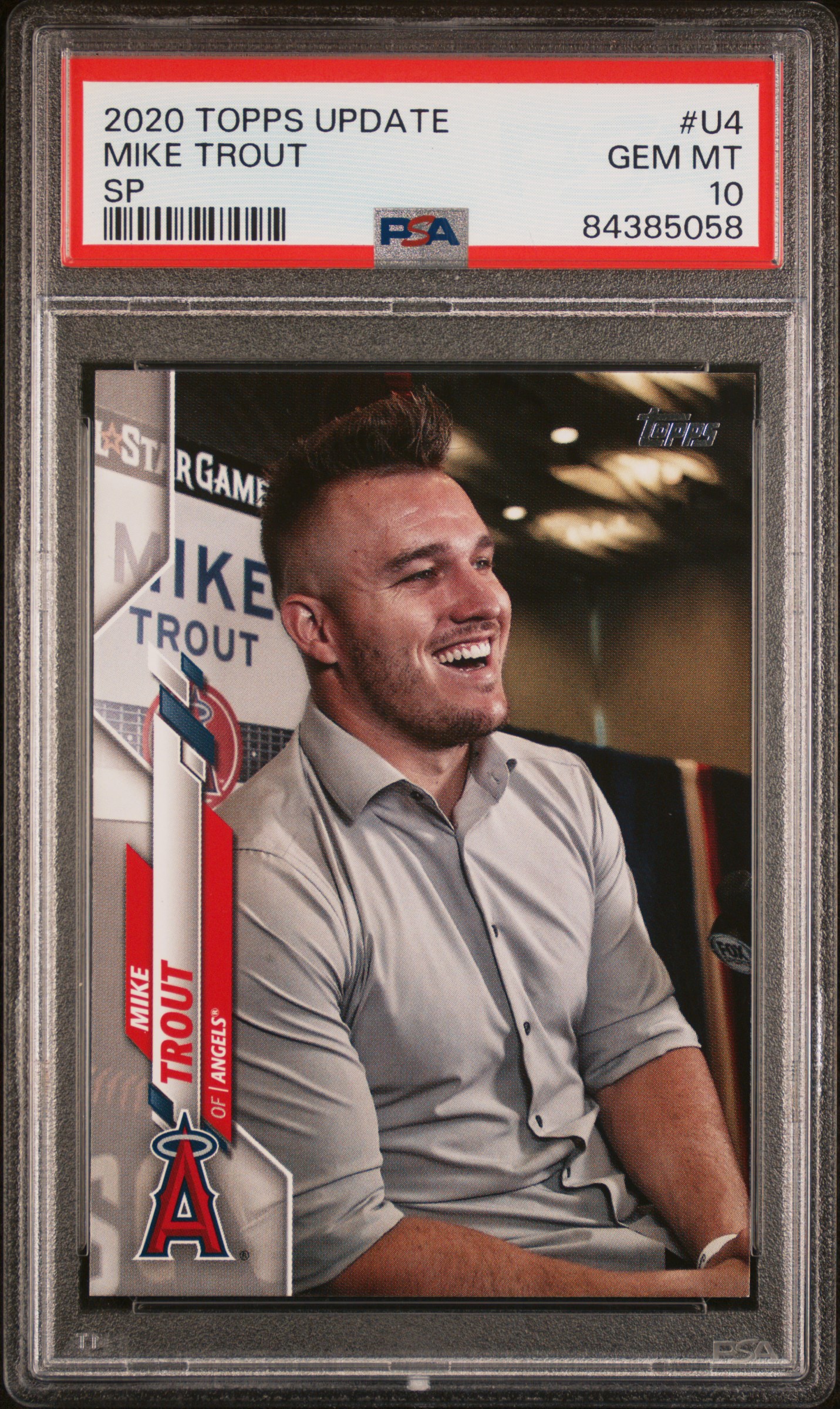 2020 TOPPS UPDATE #U4 MIKE TROUT SP