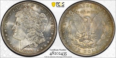 1886 $1 MS62